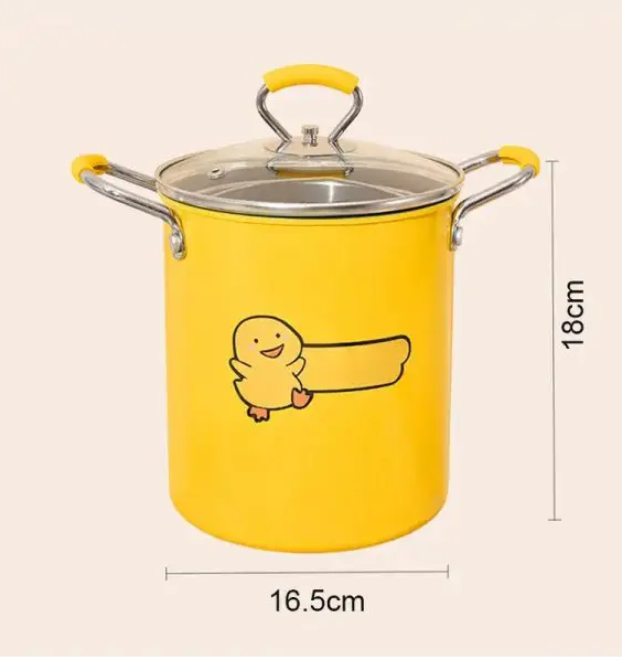 2L Stainless Steel Deep Fryer Pot with Basket – Oil Filter Design for Fries, Chicken, Shrimp & Snacks